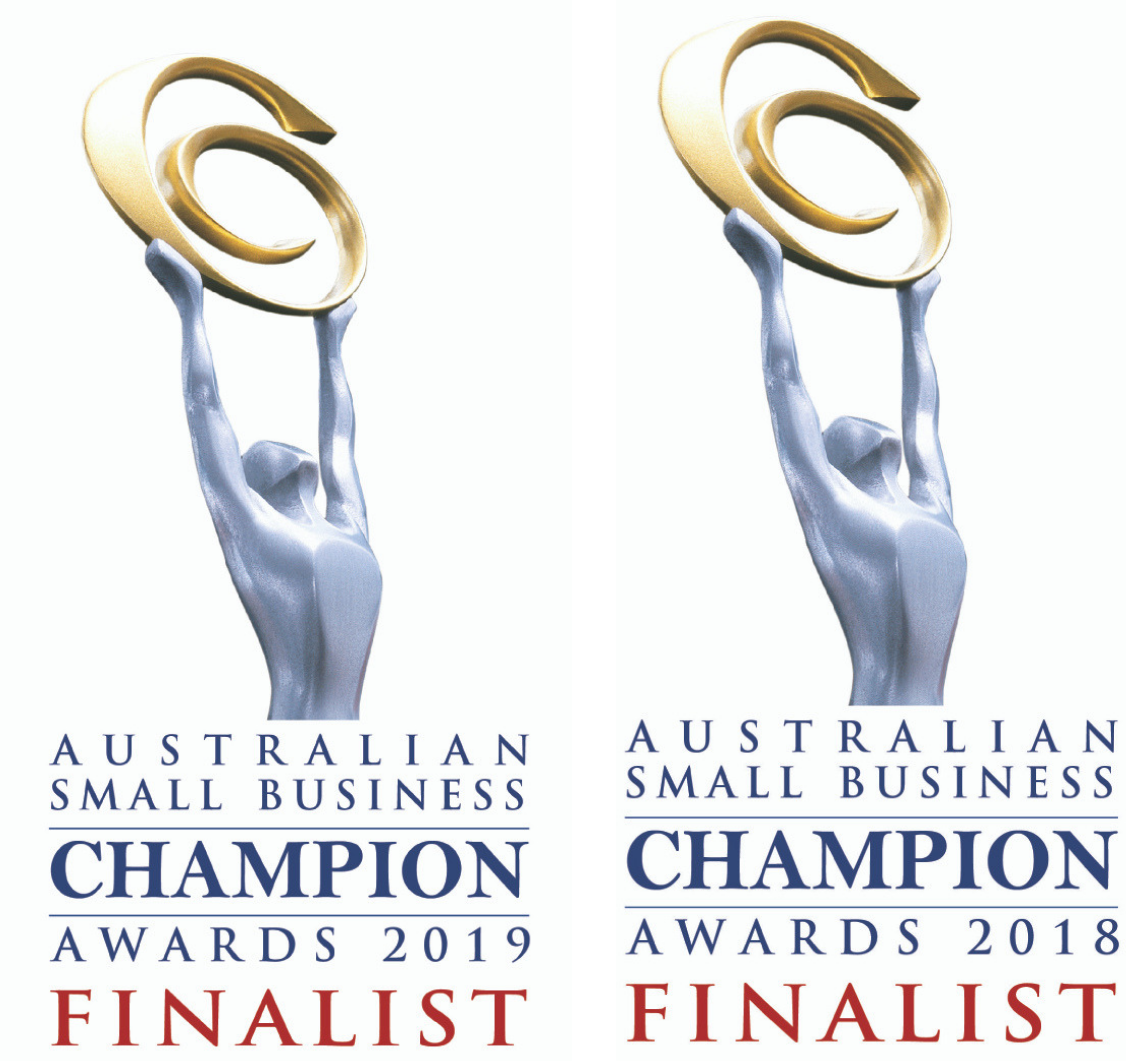 ASBCA18-19 Australia small business campion awards 2019 & 2018 finalist logo